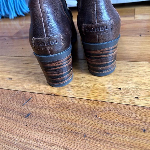 Sorel Addington Lace Up Heel Boots - Picture 9 of 12